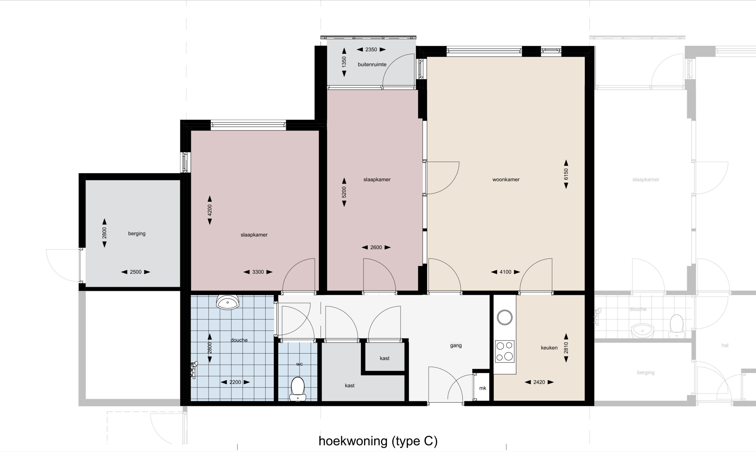 plattegrond-hoekwoning-type-C